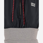 ABITO SENZA MANICHE CON CAPPUCCIO E ZIP MF6223 19ECF005R MIU MIU 