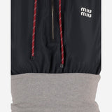 ABITO SENZA MANICHE CON CAPPUCCIO E ZIP MF6223 19ECF005R MIU MIU 