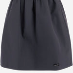 GONNA AMPIA IN COTONE CON LOGO MG2425 1BMSF0170 MIU MIU 