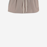 GONNA CORTA IN COTONE CON LOGO MG2638 19CTF0D3K MIU MIU 