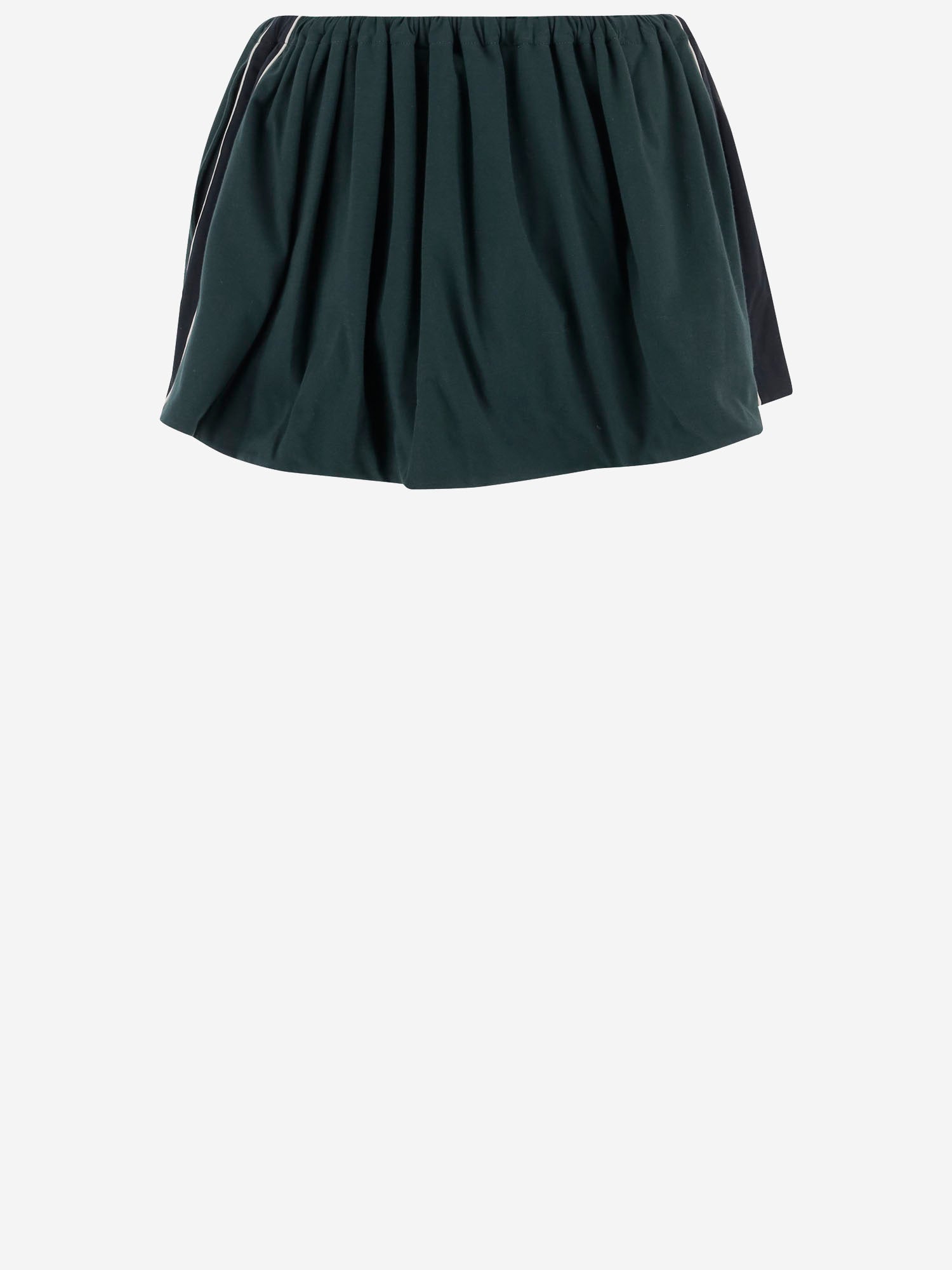 GONNA CORTA IN COTONE CON LOGO MJD232 182DF0R3V MIU MIU 