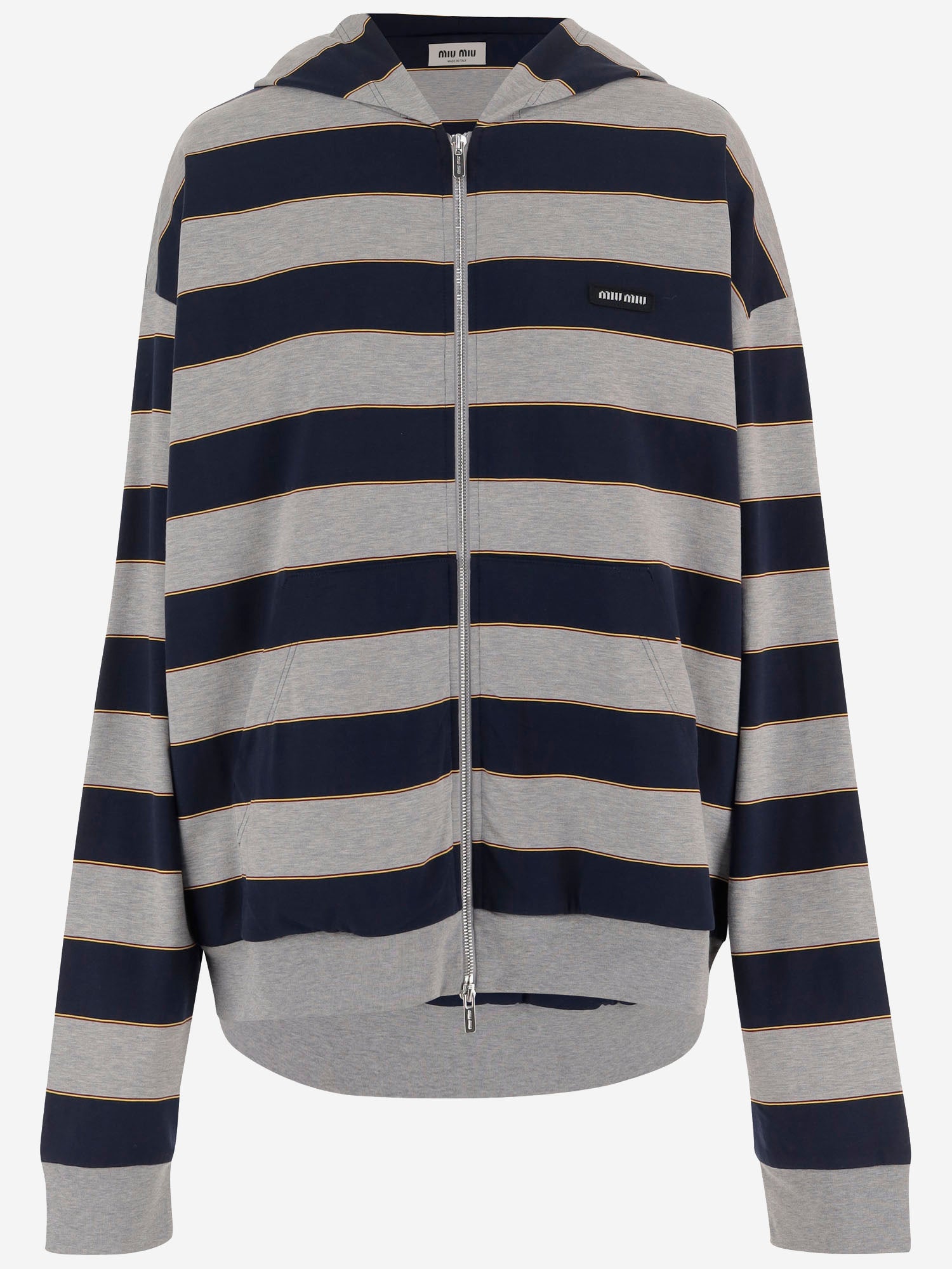FELPA IN COTONE CON LOGO MJLA38 19DDF005R MIU MIU 