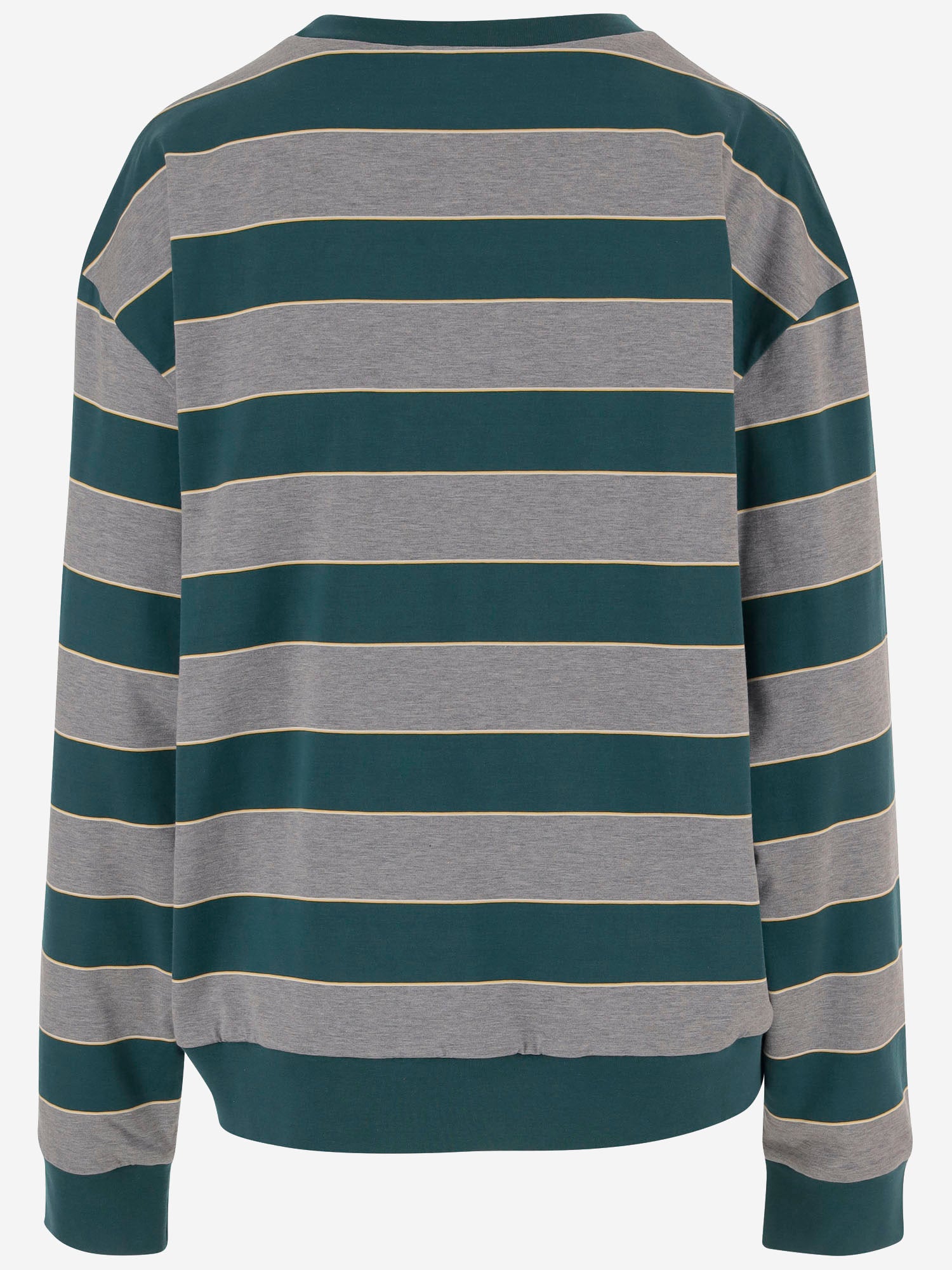 MAGLIA IN COTONE CON MOTIVO A RIGHE MJLA39 19DDF0E5Q MIU MIU 