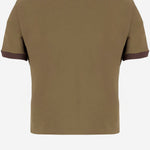 T-shirt in cotone con logo MJNA15 1841F0Y1C MIU MIU 