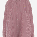 Camicia a righe in cotone MK1626 19EAF03DU MIU MIU 