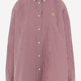 Camicia a righe in cotone MK1626 19EAF03DU MIU MIU 