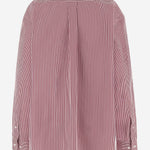 Camicia a righe in cotone MK1626 19EAF03DU MIU MIU 