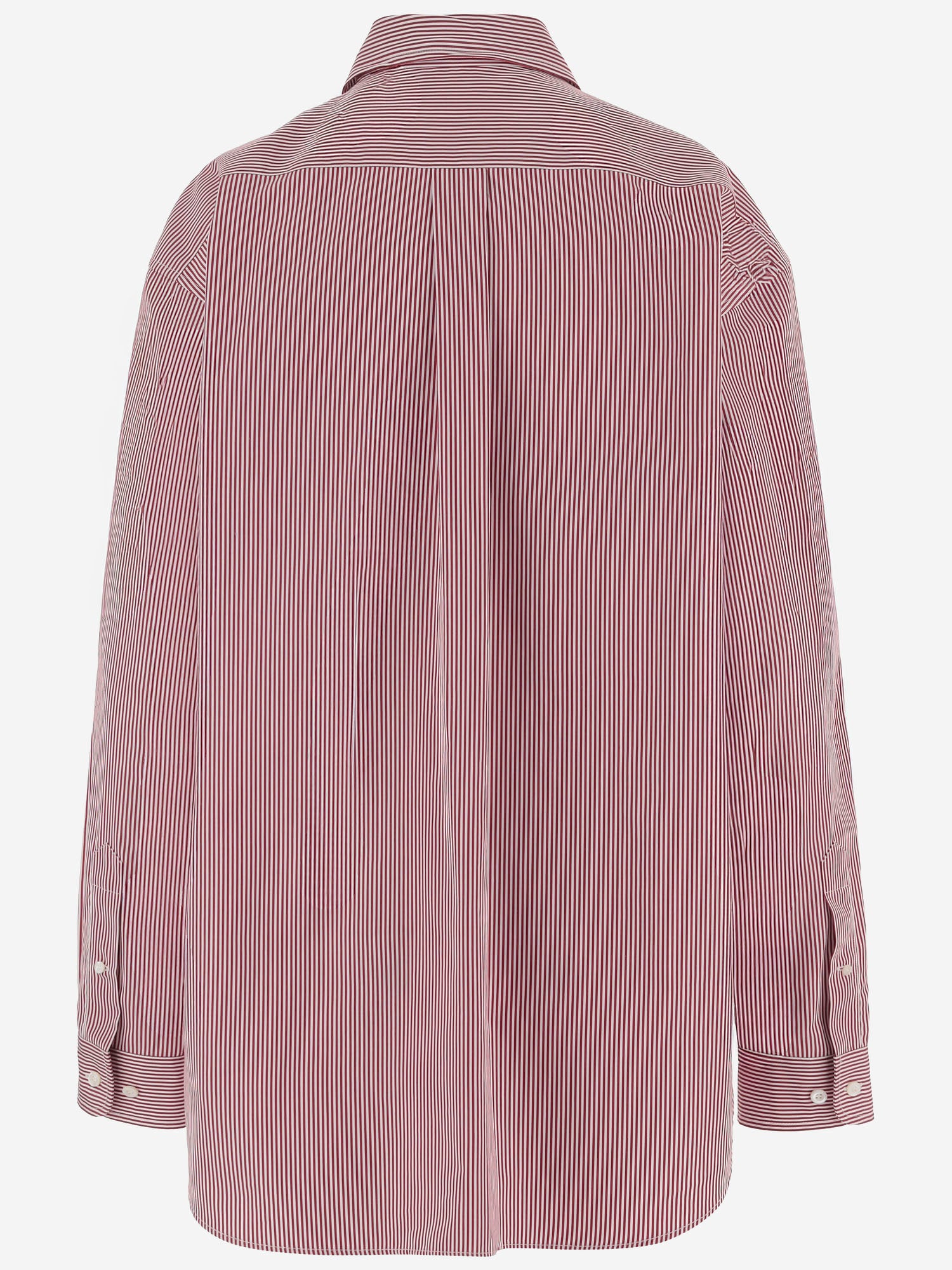 Camicia a righe in cotone MK1626 19EAF03DU MIU MIU 