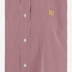 Camicia a righe in cotone MK1626 19EAF03DU MIU MIU 