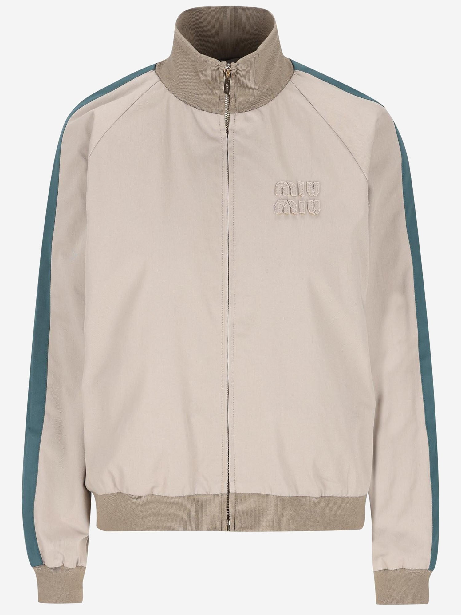 GIACCA IN COTONE CON LOGO ML1466 19CTF0D3K MIU MIU 