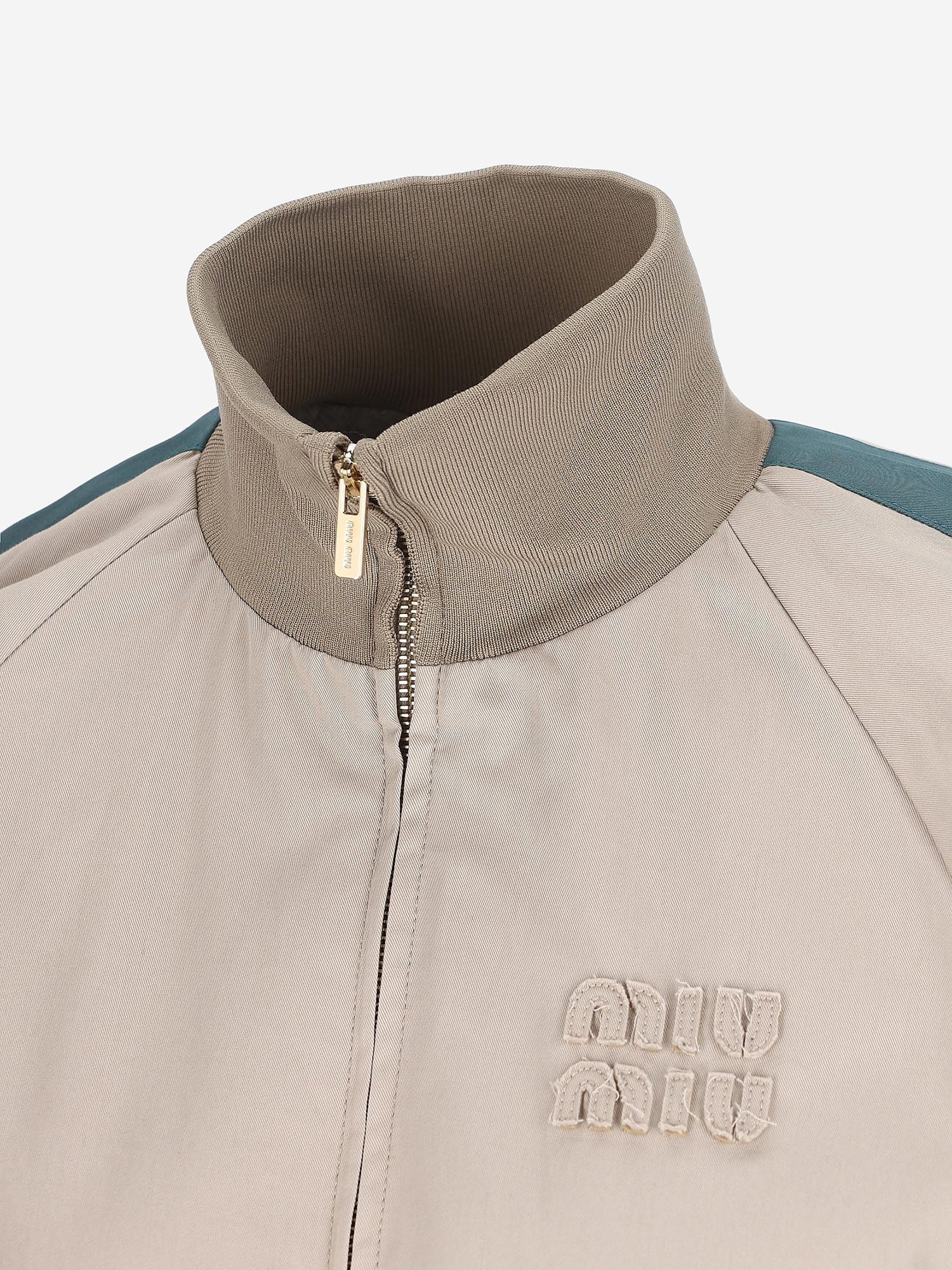 GIACCA IN COTONE CON LOGO ML1466 19CTF0D3K MIU MIU 