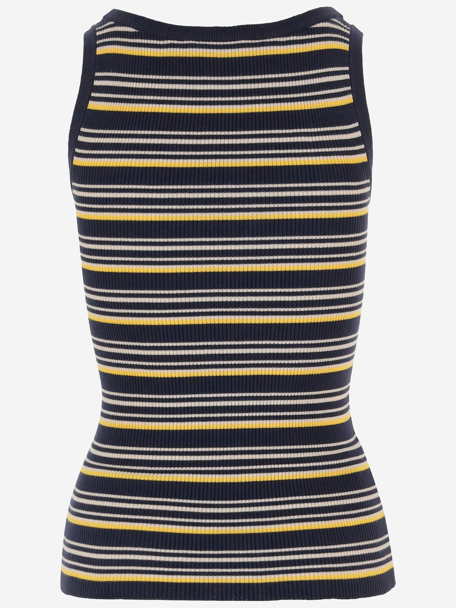 CANOTTA IN COTONE CON LOGO<BR/> MMV341 1848F0008 MIU MIU 