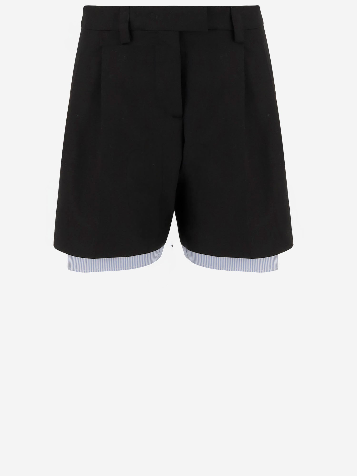 PANTALONI CORTI IN misto cotone MP1959 1UPXF0002 MIU MIU 