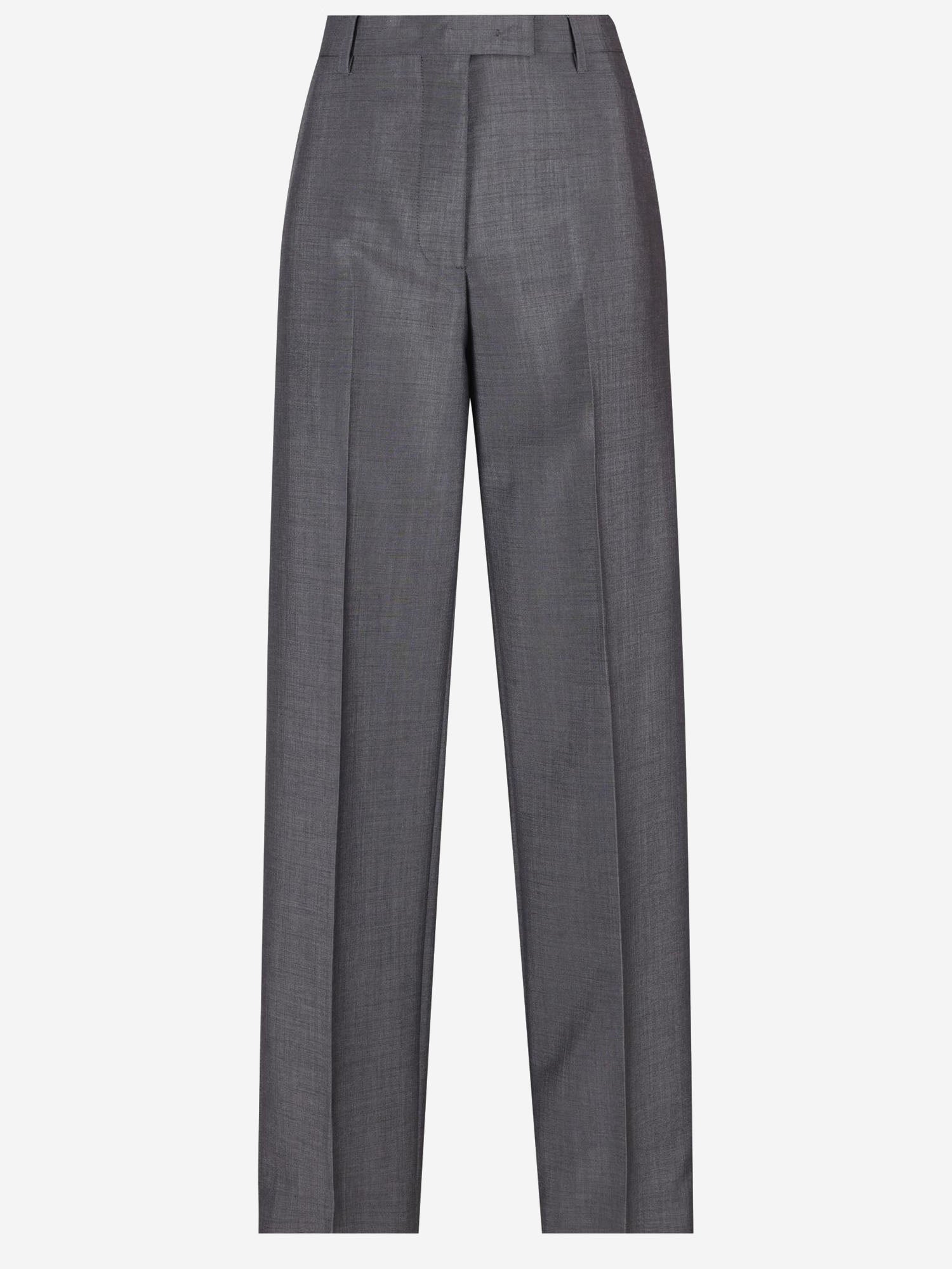 PANTALONI IN MISTO LANA MP1990 12I1F0308 MIU MIU 