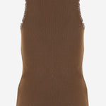 CANOTTA IN COTONE CON LOGO MT2205 19DFF0324 MIU MIU 