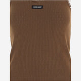 CANOTTA IN COTONE CON LOGO MT2205 19DFF0324 MIU MIU 