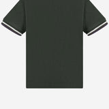 polo in cotone VERDE 8A000128496W 830 MONCLER ENFANTS 