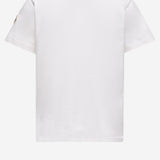 T-shirt in cotone con logo 8C0000689AFV 034 MONCLER ENFANTS 