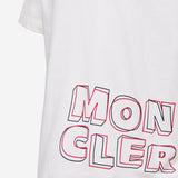 T-shirt in cotone con logo 8C0000689AFV 034 MONCLER ENFANTS 
