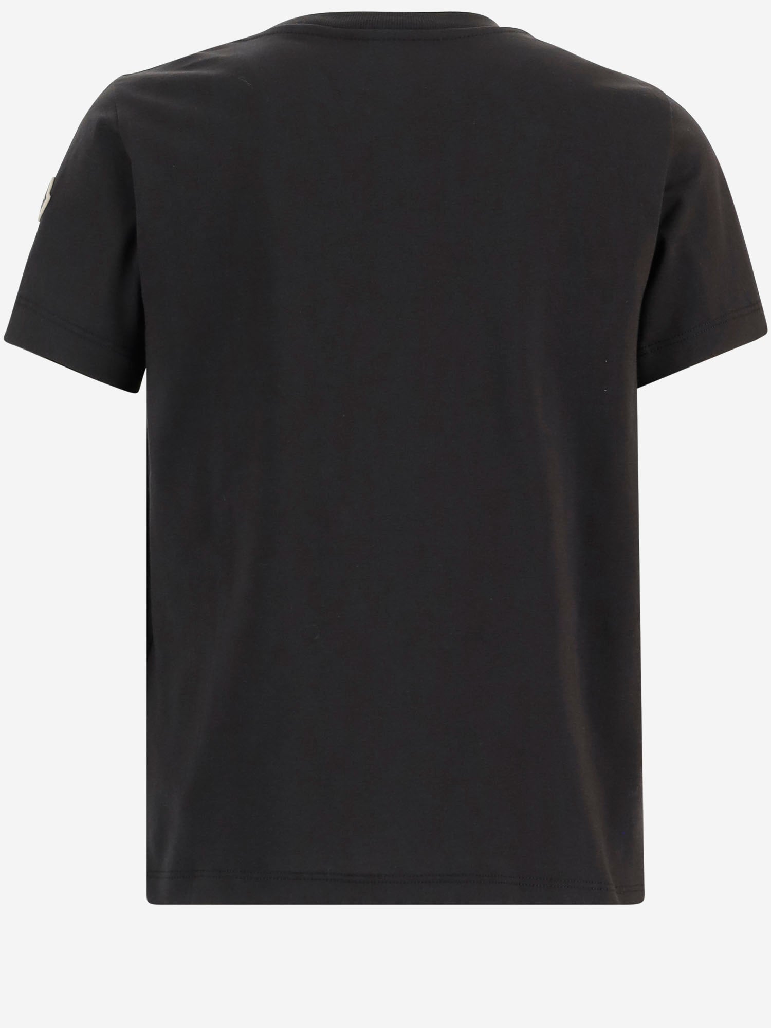 T-SHIRT IN COTONE CON LOGO 8C0000689AFV 999 MONCLER ENFANTS 