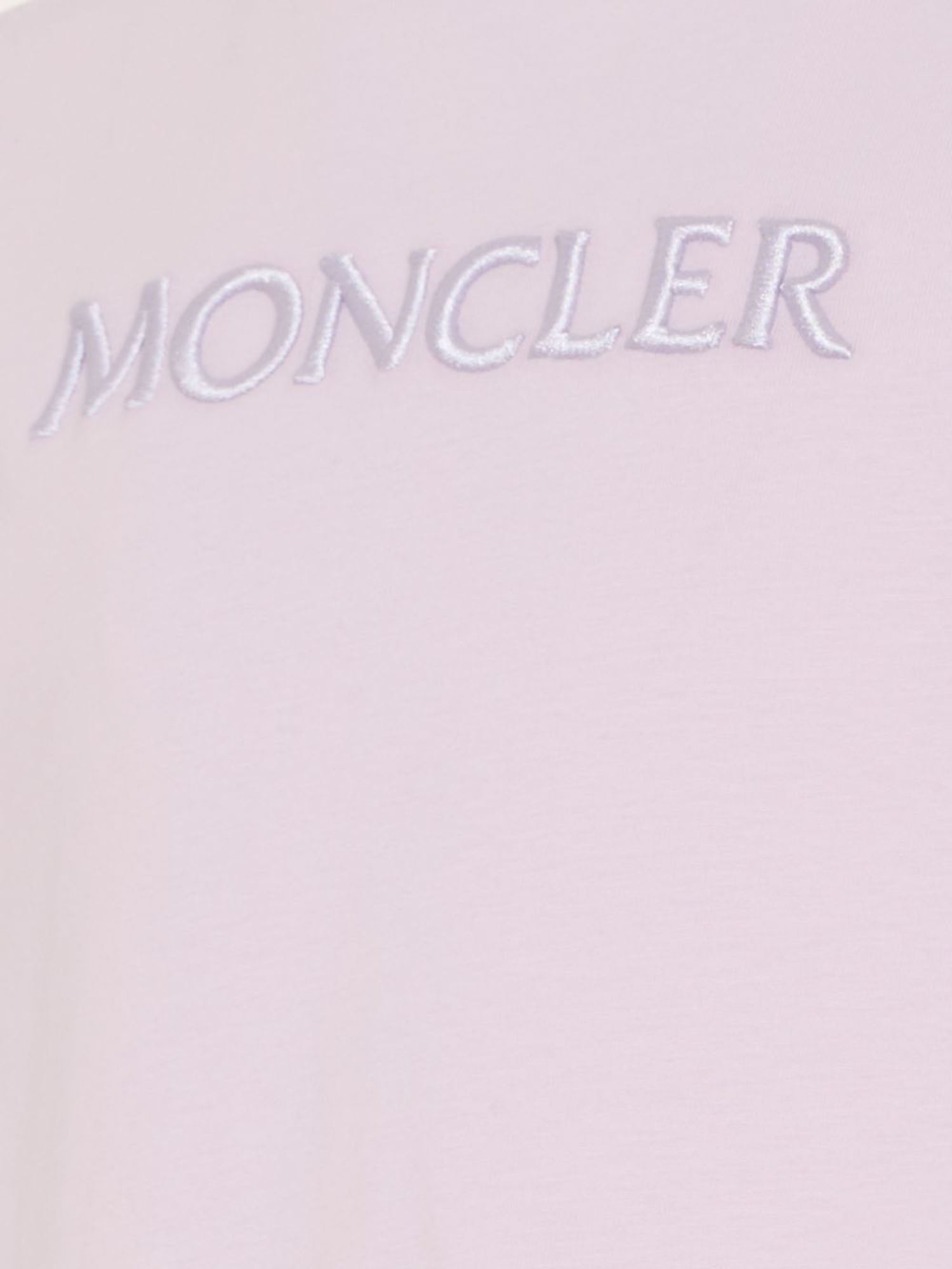 T-SHIRT IN COTONE CON LOGO 8C0000989AT9 509 MONCLER ENFANTS 