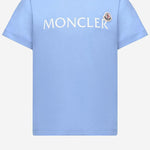 T-SHIRT IN COTONE CON LOGO 8C0001089AFV 70G MONCLER ENFANTS 