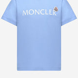 T-SHIRT IN COTONE CON LOGO 8C0001089AFV 70G MONCLER ENFANTS 