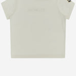 T-SHIRT CON LOGO RICAMATO IN COTONE 8C0001089AUM 034 MONCLER ENFANTS 