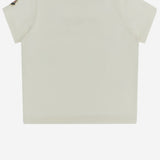 T-SHIRT CON LOGO RICAMATO IN COTONE 8C0001089AUM 034 MONCLER ENFANTS 