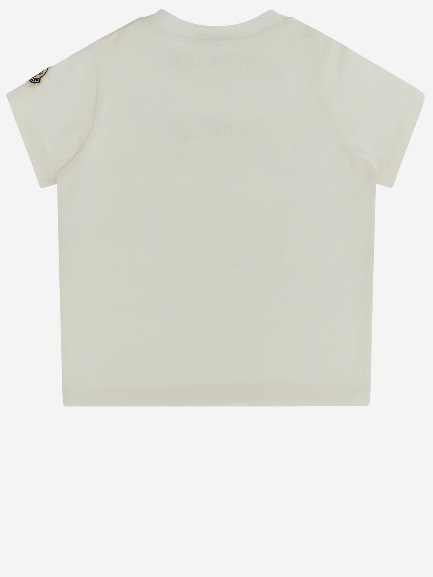 T-SHIRT CON LOGO RICAMATO IN COTONE 8C0001089AUM 034 MONCLER ENFANTS 