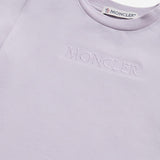 T-SHIRT CON LOGO RICAMATO IN COTONE 8C0001089AUM 509 MONCLER ENFANTS 