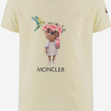 T-SHIRT IN COTONE STRETCH CON STAMPA 8C0001189AUM 102 MONCLER ENFANTS 