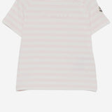 T-SHIRT IN COTONE STRETCH CON MOTIVO A RIGHE 8C0001289BCP F05 MONCLER ENFANTS 