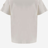 T-SHIRT IN COTONE CON STAMPA LOGO 8C0001589AFV 034 MONCLER ENFANTS 