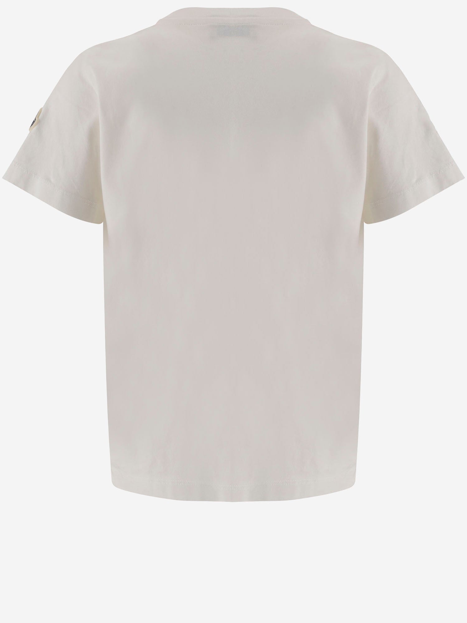 T-SHIRT IN COTONE CON STAMPA LOGO 8C0001589AFV 034 MONCLER ENFANTS 