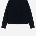FELPA IN COTONE STRETCH CON ZIP 8G0000189AKM 778 MONCLER ENFANTS 