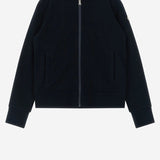 FELPA IN COTONE STRETCH CON ZIP 8G0000189AKM 778 MONCLER ENFANTS 