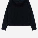 FELPA IN COTONE STRETCH CON ZIP 8G0000189AKM 778 MONCLER ENFANTS 