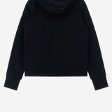 FELPA IN COTONE STRETCH CON ZIP 8G0000189AKM 778 MONCLER ENFANTS 