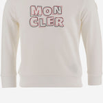 FELPA IN COTONE CON LOGO 8G0000489AEB 034 MONCLER ENFANTS 