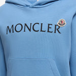 FELPA LOGATA CON CAPPUCCIO IN COTONE 8G0000989AKM 70G MONCLER ENFANTS 