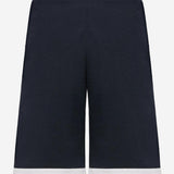 Pantaloni corti in jersey di cotone con logo 8H0000289AKM 778 MONCLER ENFANTS 