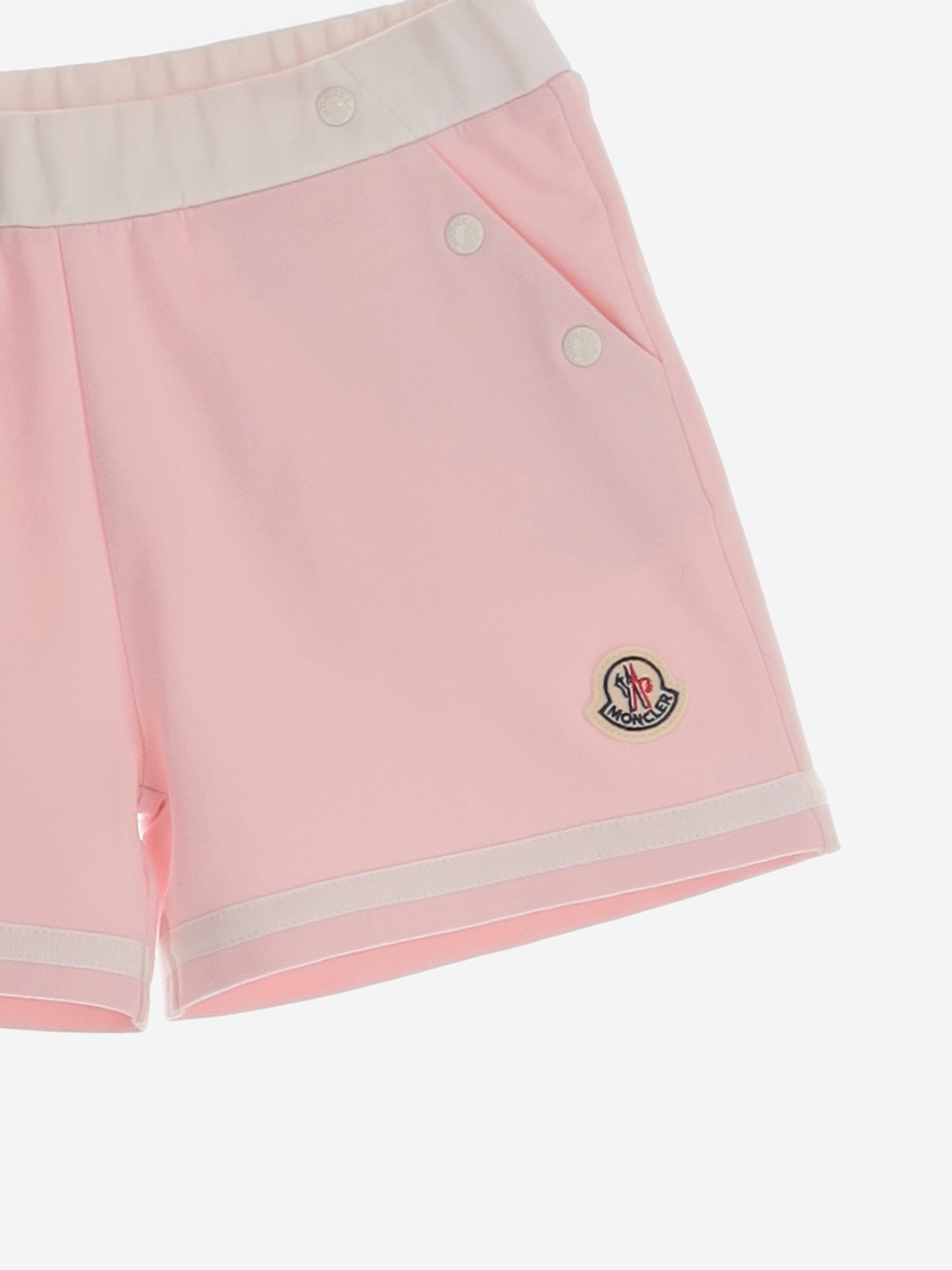 PANTALONI CORTI IN COTONE STRETCH 8H0000689B9Y 505 MONCLER ENFANTS 