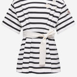 ABITO IN COTONE A RIGHE 8I0001089AXT F07 MONCLER ENFANTS 