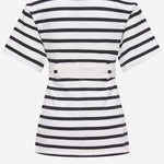 ABITO IN COTONE A RIGHE 8I0001089AXT F07 MONCLER ENFANTS 