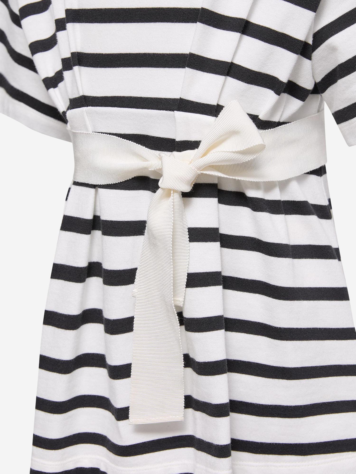 ABITO IN COTONE A RIGHE 8I0001089AXT F07 MONCLER ENFANTS 