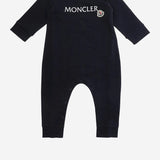 TUTINA IN COTONE STRETCH CON LOGO 8L0000489B9Y 778 MONCLER ENFANTS 