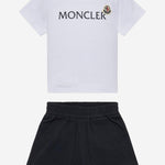 SET DI DUE PEZZI IN COTONE STRETCH CON LOGO 8M0000989AUM 002 MONCLER ENFANTS 