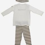 SET DI TRE PEZZI IN COTONE 8P0000189BA2 F70 MONCLER ENFANTS 