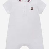 TUTINA IN PIQUET DI COTONE CON FINITURE TRICOLORE 8l000068496F 034 MONCLER ENFANTS 
